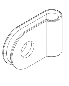 Fastening clamp H1P bundle D 3.2 PA6.6 HS black